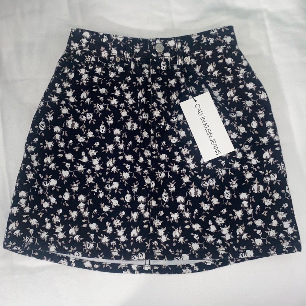 Calvin Klein Jeans High Rise Mini Skirt